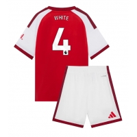 Arsenal Ben White #4 Hemmatröja Barn 2026-27 Kortärmad (+ Korta byxor)